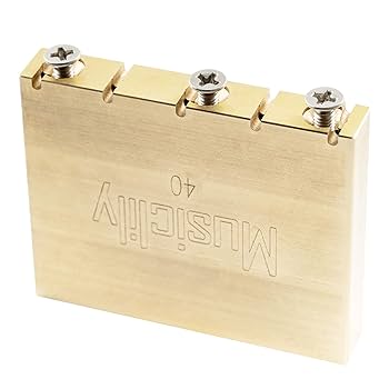Amazon.co.jp: Musiclily Ultra 40mmブラス製トレモロブロック